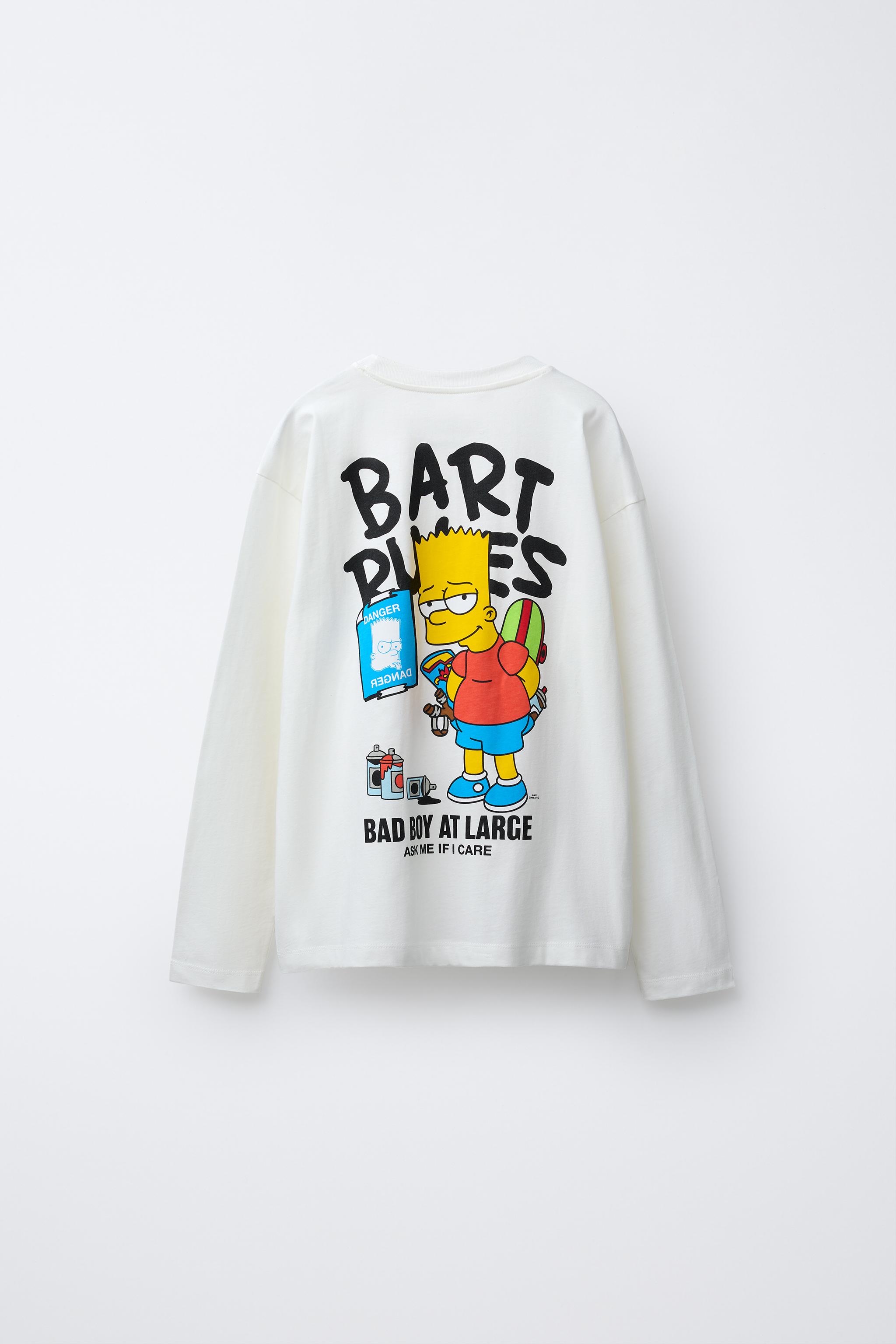 T-SHIRT IMPRIMÉ BART THE SIMPSONS ™ MATT GROENING